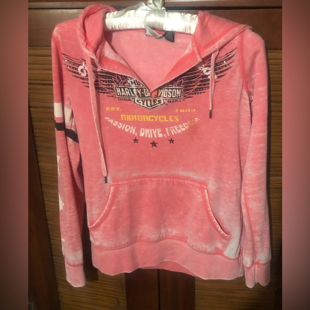 Harley hoodie only worn twice.